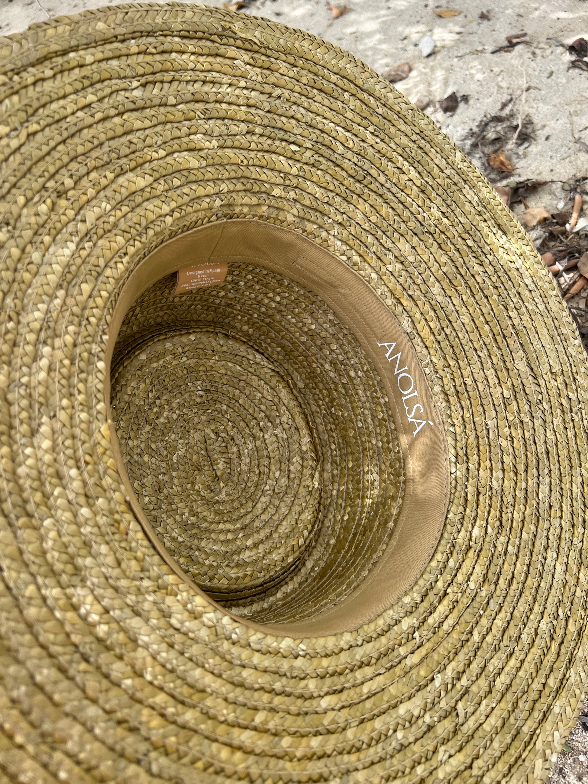The Willow - Nude Straw Hat